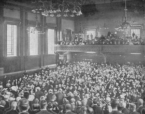 A May Meeting, Exeter Hall, London