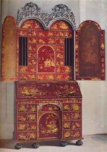 A Red Lacquer Cabinet, c1685