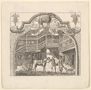 A Tavern Card for John Shaw, 1790s by Unbekannt