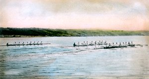 A Trial Spin of the Cornell Crews on Cayuga Lake