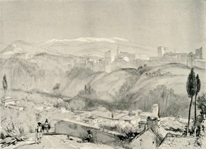 A View of the Alhambra from the Albaycin, 19th century, 1907