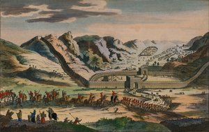 A View of the celebrated Great Wall of China, 1782 by Unbekannt