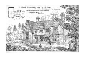 A Village Dispensary and Parish Room built at East Kennett, Marlborough, 1884 by Unbekannt