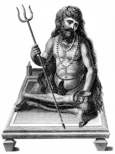 A Yogi Meditating