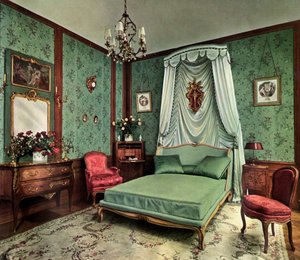 A Bedroom from the Reign of Louis XV Room, Hotel des Saints Pères, Paris