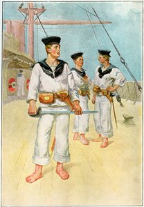 A boarding party, c1890-c1893
