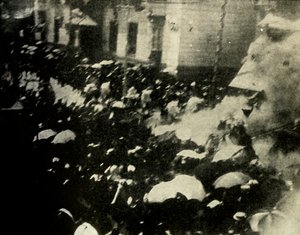 A bomb explodes on the day of the wedding of the king and queen of Spain, Madrid, 1906