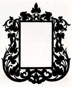 A design for a picture frame titled Aesthetic by Unbekannt