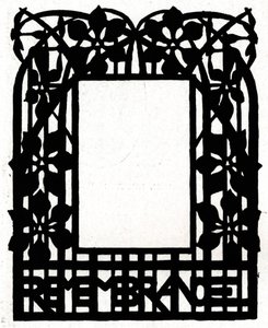 A design for a picture frame titled Margery Daw, 1898 by Unbekannt