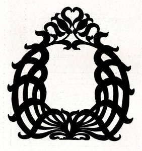 A Design for a Picture Frame Titled Sixpence by Unbekannt