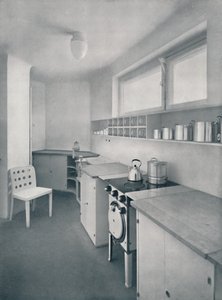 A kitchen designed by Professor Oswald Haerdtl, of Vienna
