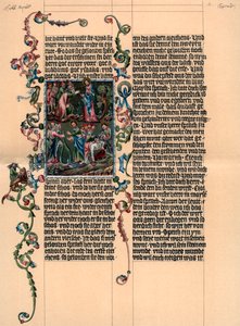 A Page from the Wenzel Bible, c1400, 1903