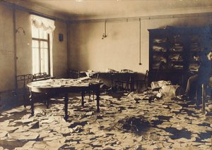 A Room After a Search, Russia, Early 20th Century by Unbekannt