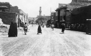A Street in Baghdad, Mesopotamia, WWI