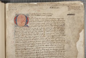 Transcript of the Philosophical Works of Marcus Tullius Cicero, c.1480 by Unbekannt