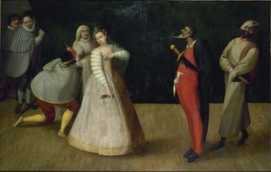 A troupe of Italian comedians I Gelosi