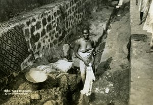 A Washerwoman, Sierra Leone, 20th century