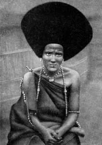 A woman of the Beja Nile or Baggara people, Ethiopia, Africa, 1922
