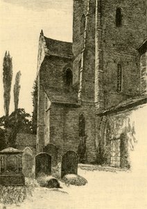 Abbey Dore Church - Exterior, 1898