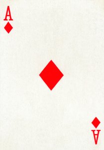 Ace of Diamonds from a deck of Goodall & Son Ltd. playing cards by Unbekannt