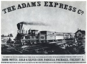 Adams Express Company Advertisement by Unbekannt