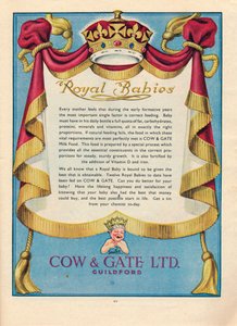Advert for Cow & Gate Ltd., 1951 by Unbekannt