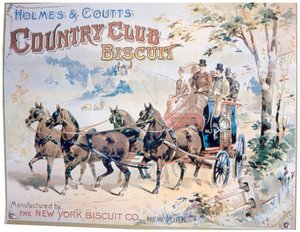 Advert for Holmes and Coutts Country Club Biscuits