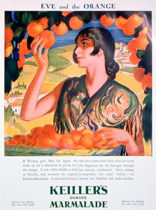 Advert for Keillers Dundee Marmalade