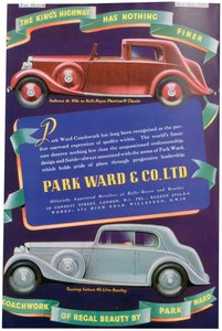 Advert for Park Ward and Co Car Coachwork