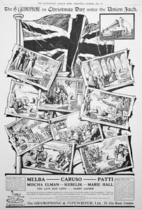 Advert for the Gramophone and Typewriter Co by Unbekannt