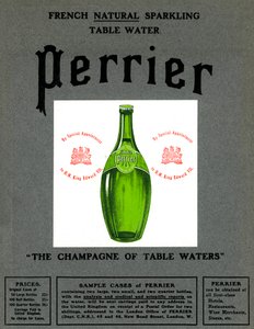 Advertisement for Perrier Water by Unbekannt