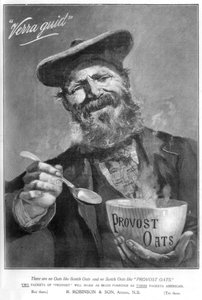 Advertisement for Provost Oats by Unbekannt