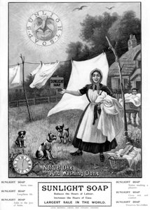 Advertisement for Sunlight Soap by Unbekannt