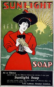 Advertisement for Sunlight Household Soap, c1890