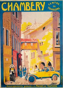 Advertisement for Tourism at Chambery, France, c1920s