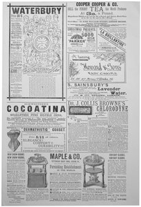 Advertising page from the Yuletide, Christmas annual