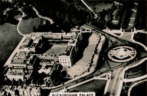 Aerial view of Buckingham Palace