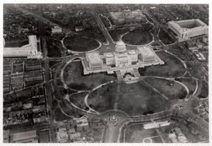 Aerial View of the Capitol, Washington DC, USA, from a Zeppelin by Unbekannt