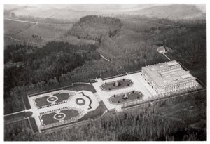 Aerial View of the Herrenchiemsee Palace, Bavaria, Germany, from a Zeppelin by Unbekannt