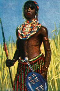 African Warrior, c. 1928