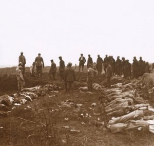 After the Attack, Dompierre, Northern France, c1914-c1918