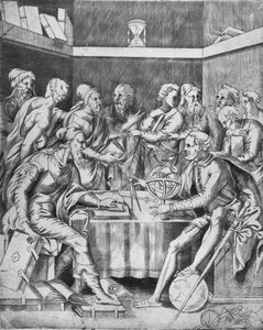 Agrippa Instructing His Pupils Mathematically