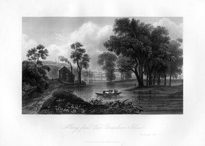 Albany from Van-Unsselaens Island, New York State
