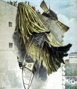 Alberto Santos-Dumont 1873-1932 Brazilian Aeronaut, Unsuccessful Attempt at the Deutsch Prize by Unbekannt