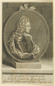 Alexander Danilovich Menshikov, Generalissimo, Prince of the Holy Roman Empire