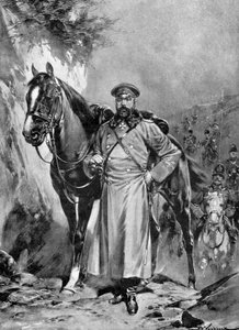 Alexei Nikolaievich Kuropatkin with His Horse, Russo-Japanese War