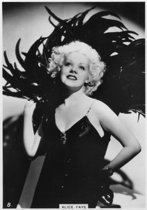 Alice Faye, American Actress and Singer, c1938