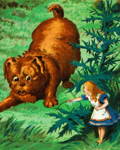 Alice Meets a Very Large Puppy