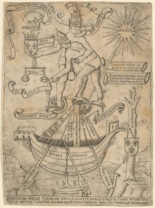 Allegory of the Emperor and the Pope by Unbekannt