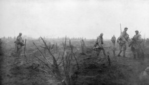 Allied Troops at the Yser Canal, Belgium